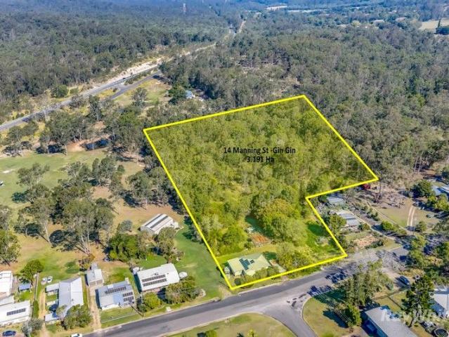 Rare 7.88 Acre Site in Central Gin Gin Zoned Low Density Residential STCA