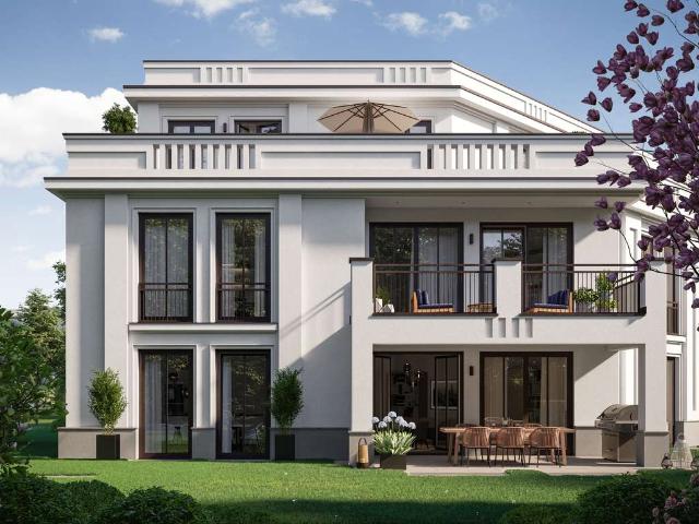 RARITÄT MIT TRAUMHAFTEM GARTEN AM BEGEHRTEN ISARHOCHUFER EXKLUSIVE NEUBAU WOHNUNG IM ENTSTEHEN
