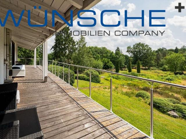 Rarität in der Nordheide! Schweizer Chalet Villa auf 7.100 m² Parkgrundstück – diskrete Premiumlage
