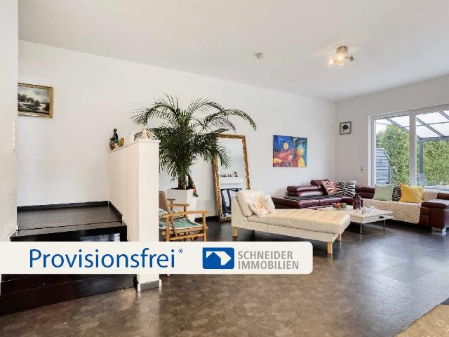 Ratingen Lintorf: Moderne Doppelhaushälfte mit sonnigem Garten, Dachterrasse und Garage
