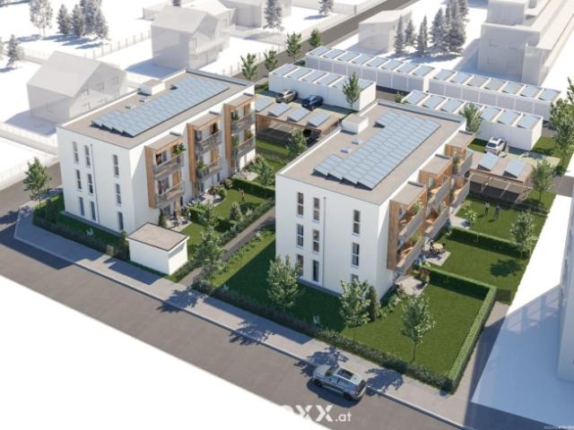 Raum für Familie, Homeoffice und Gäste – 4 Zimmer Neubauwohnung mit südseitiger Balkonloggia in Villach Landskron