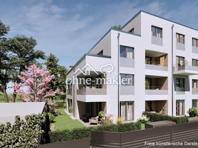 Raum zum Leben: Neubau 3 Zimmer Wohnung mit 2 Tageslicht Bäder in Köln Müngersdorf