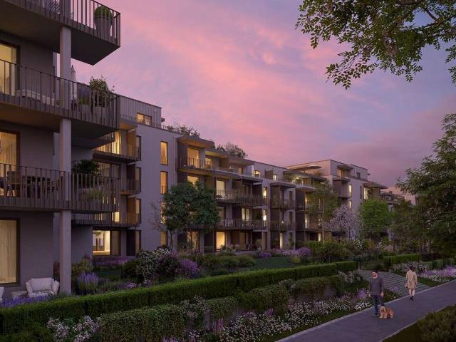 Raus ins Grüne, rein ins Glück – Neubau Gartenwohnung mit 3 Zimmern