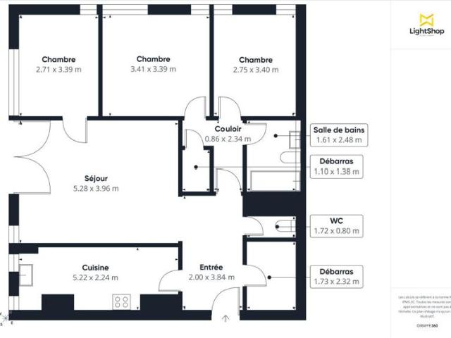 Ravissant 4 pièces de 83 m² Vue dégagée sur Paris, étage élevé Rue Duvergier, Paris
