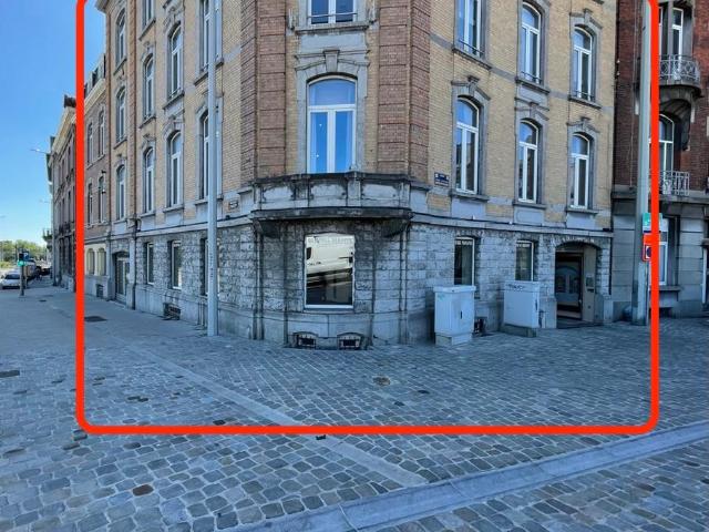 rdc commercial + appart 3 ch a louer namur centre