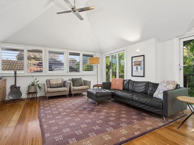 Re designed home with harbour bridge and city skyline views