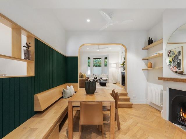 Re imagined terrace of architectural mastery with rear studio