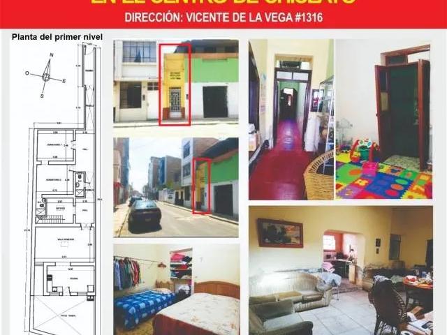 Remato casa en el centro de Chiclayo