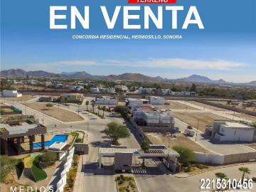 REMATE DE TERRENO EN CONCORDIA RESIDENCIAL, HERMOSILLO, PRECIO ESPECIAL