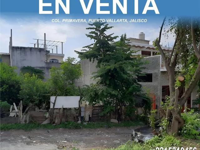REMATE DE TERRENO EN COL. PRIMAVERA, PUERTO VALLARTA, JAL, PRECIO NEGOCIABLE