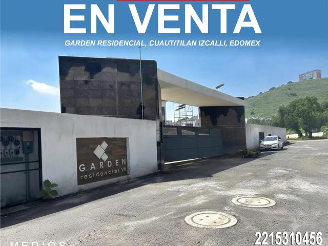 REMATE DE TERRENO EN GARDEN RESIDENCIAL, PRIVADA VIOLETAS, EDOMEX, PRECIO NEGOCIABLE