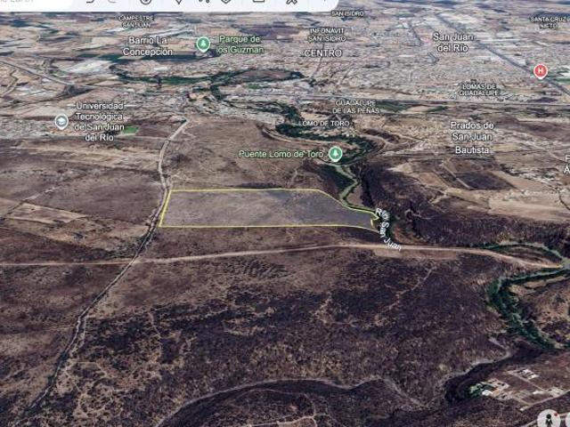 ️! REMATE ! Macrolote Estratégico en San Juan del Río: 20 Hectáreas *TRATO DIRECTO* CON ESCRITURA