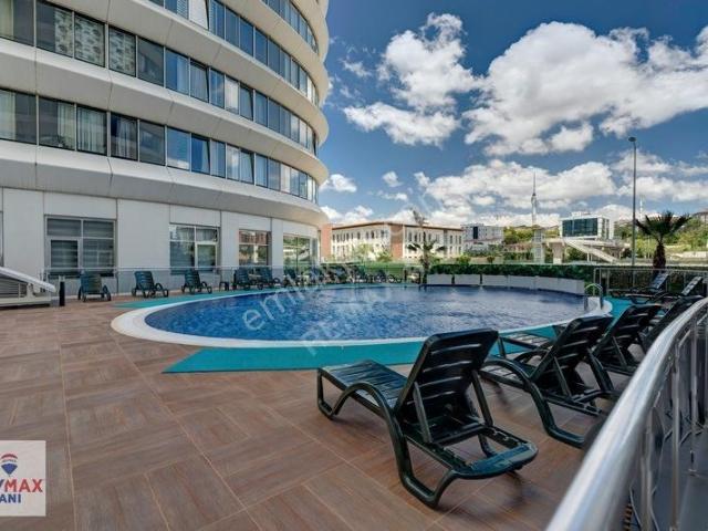 Remax Anı 'dan Concord 'da Şehir Manzaralı Kiralık 1+0 Rezidans
