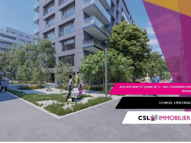 Rent a 3 ½ rooms apartment in Chavannes p Renens Flatfox