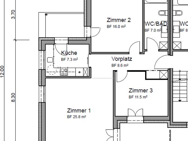 Rent a 3 ½ rooms apartment in Beinwil am See Flatfox