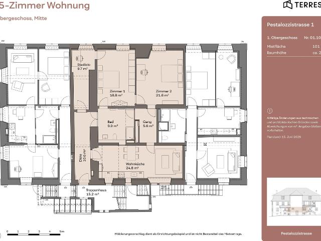 Rent a 3 ½ rooms apartment in Elsau Flatfox