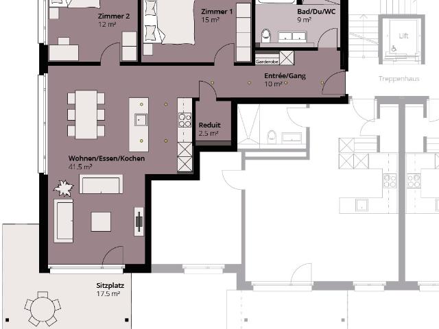 Rent a 3 ½ rooms apartment in Herzogenbuchsee Flatfox