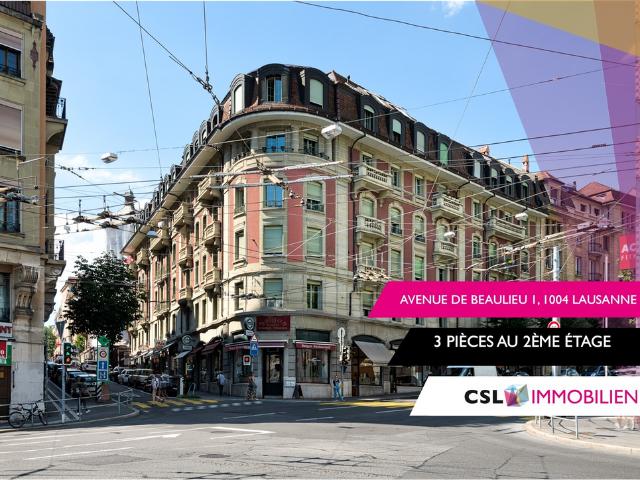 Rent a 3 rooms apartment in Lausanne Flatfox