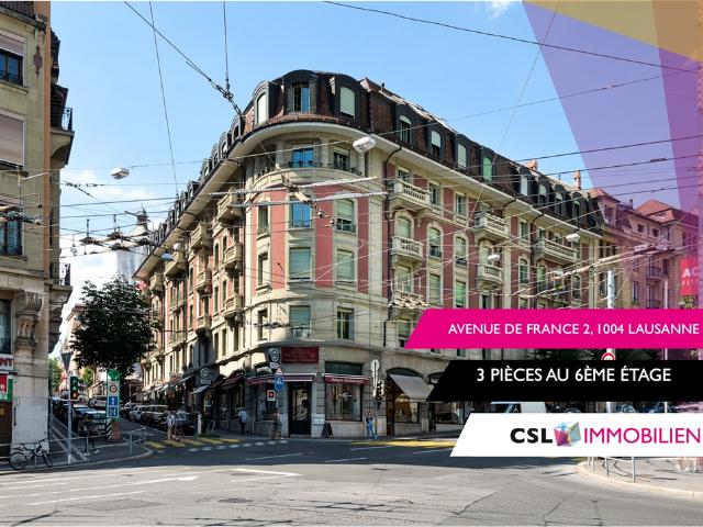 Rent a 3 ½ rooms apartment in Lausanne Flatfox