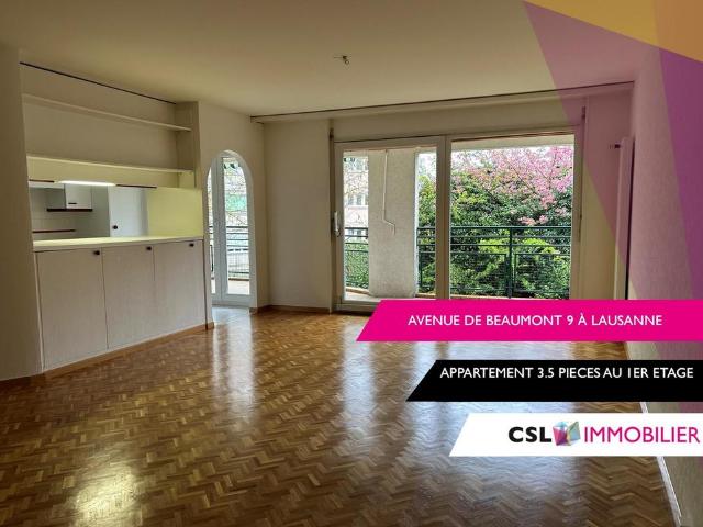 Rent a 3 ½ rooms apartment in Lausanne Flatfox