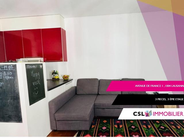 Rent a 3 rooms apartment in Lausanne Flatfox