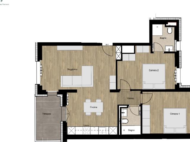 Rent a 3 ½ rooms apartment in Lugano Flatfox