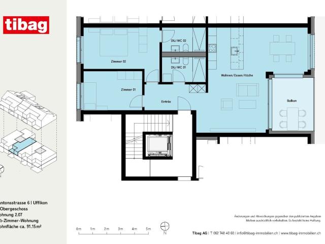 Rent a 3 ½ rooms apartment in Uffikon Flatfox