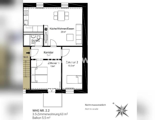 Rent a 3 ½ rooms apartment in Zürich Flatfox