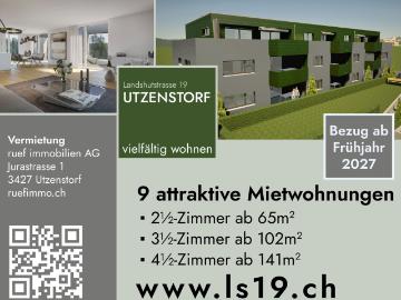 Rent a 3 ½ rooms attic flat in Utzenstorf Flatfox