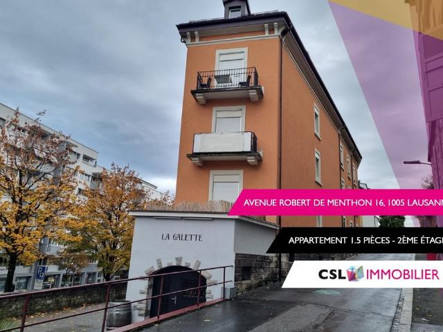 Rent a 1 ½ rooms apartment in Lausanne Flatfox
