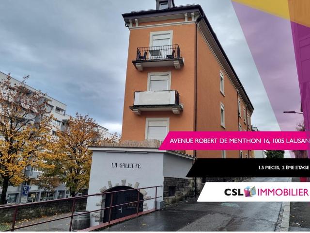 Rent a 1 ½ rooms furnished flat in Lausanne Flatfox