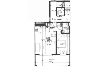 Rent a 2 ½ rooms apartment in Ecuvillens Flatfox