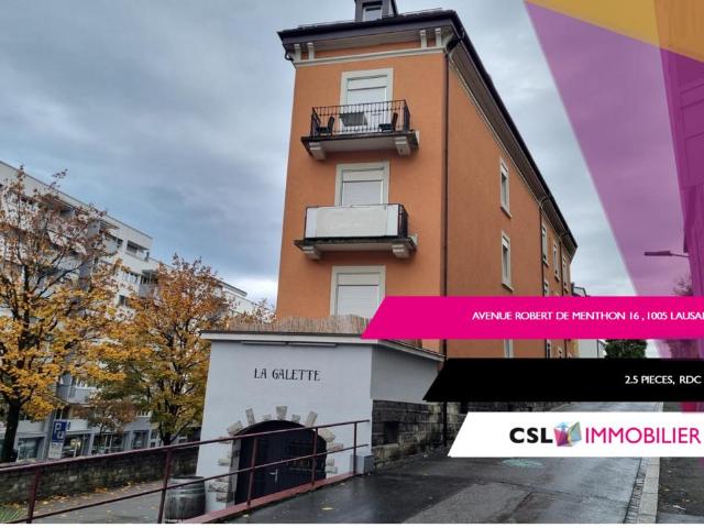 Rent a 2 ½ rooms apartment in Lausanne Flatfox