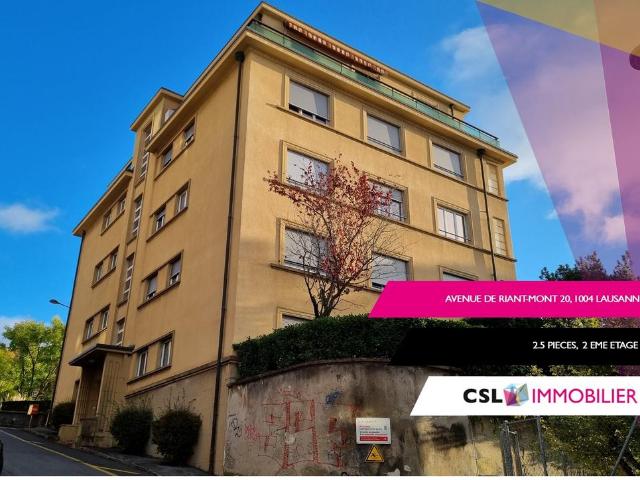 Rent a 2 ½ rooms apartment in Lausanne Flatfox