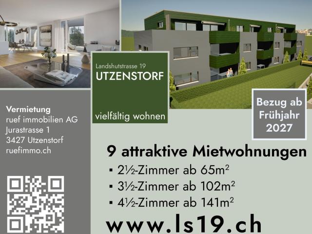 Rent a 2 ½ rooms apartment in Utzenstorf Flatfox