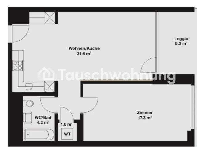 Rent a 2 ½ rooms apartment in Zürich Flatfox