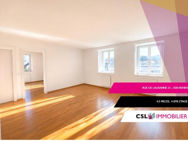 Rent a 4 ½ rooms apartment in Renens VD Flatfox