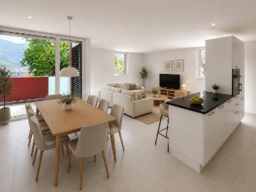 Rent a 4 ½ rooms apartment in Rivera Flatfox