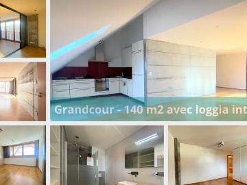 Rent a 4 ½ rooms attic flat in Grandcour Flatfox