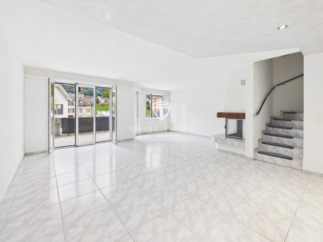Rent a 5.5 room maisonette with fireplace in Schübelbach