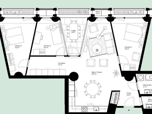 Rent a 5 rooms apartment in Genève Flatfox