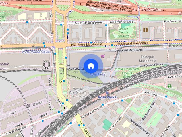 Rent this 11 m² in coliving room with mezzanine in Paris PA87