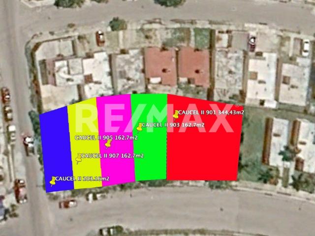 Renta 5 terrenos comerciales a 1 cuadra Av. 31 en Caucel II, Mérida,Yuc