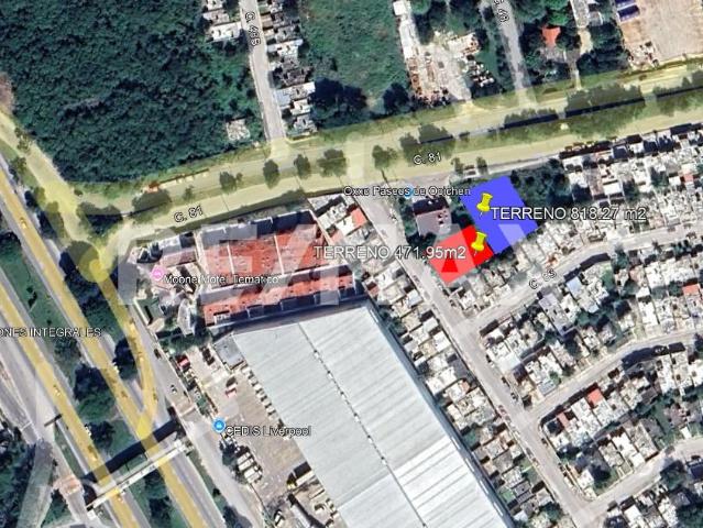 renta 2 terrenos uso comercial, junto Oxxo Paseos de Opichén, Poniente Mérida