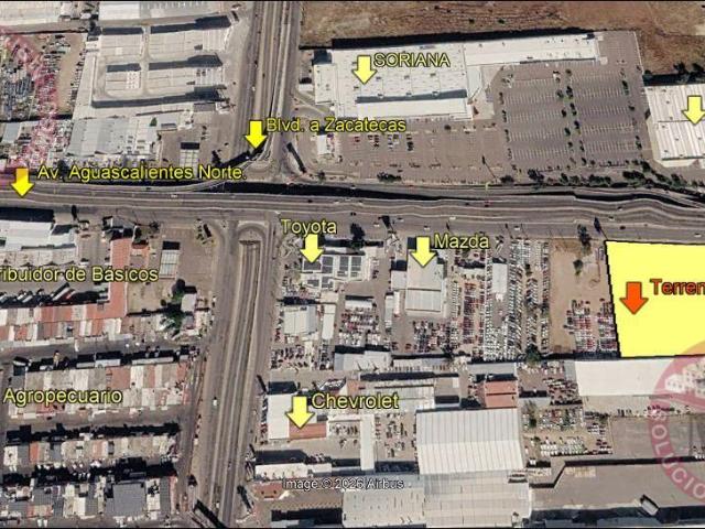 RENTA Terreno comecial Las Hadas, al norte de Aguascalientes, Ags. M?xico