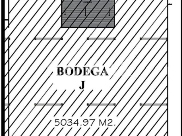 Renta Bodega 5,034 mts en patio industrial sobre Gustavo Baz