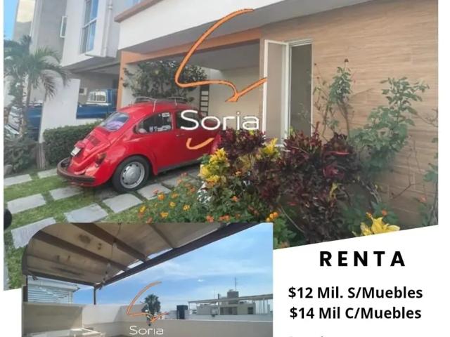 RENTA CASA AMUEBLADA Y SIN MUEBLES EN FRACC SITIO DEL SOL, CON ALBERCA COMUN CLIMATIZADA