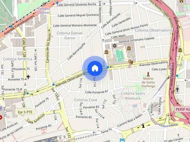 Renta casa en privada con vigilancia las 24 horas cerca Av. Observatorio