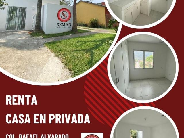 RENTA CASA EN PRIVADA ORIZABA, VERACRUZ