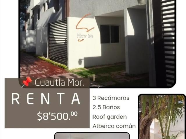 RENTA CASA EN PRIVADA – RESIDENCIAL MANANTIALES 2 $8,500.00